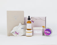 All natural Self-Care box for pregnancy and new Mom - the perfect gift to support wellness and self care through meaningful experiences