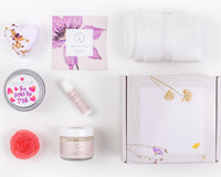 All natural Self-Care box for pregnancy and new Mom - the perfect gift to support wellness and self care through meaningful experiences